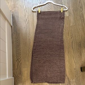 Free People Brown Pencil Skirt